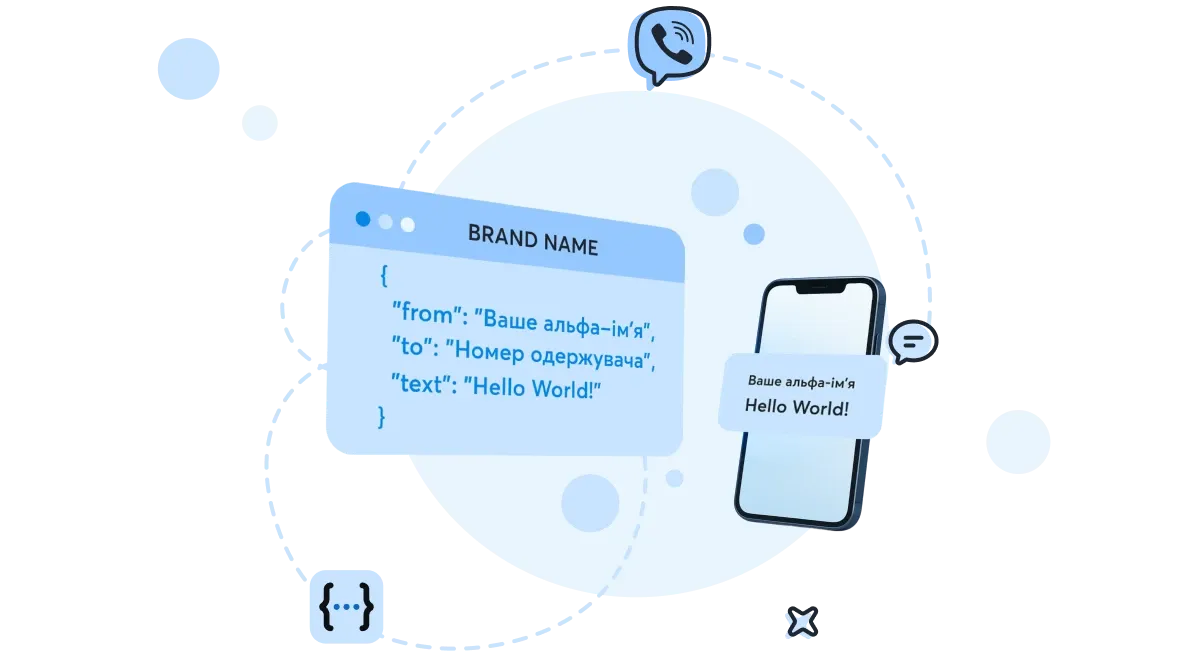 SMS- та Viber-розсилки через API